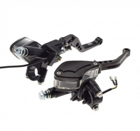 Set pompa frana + pompa ambreaj hidraulice, universale, culoare negru [1]