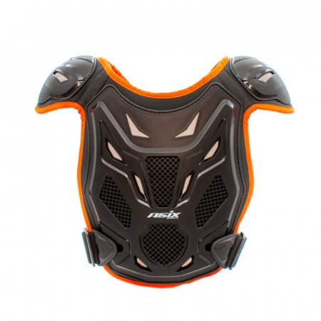 Set protectie corp, genunchiere si cotiere, cross/enduro/atv, copii Asix AS1, marime universala, culoare negru/portocaliu [1]