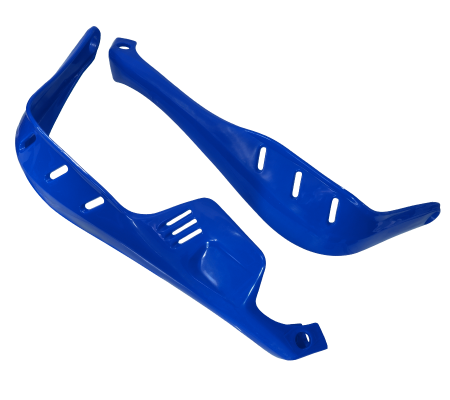 Set protectii maini, prindere ghidon, 22mm, din plastic, culoare albastru [4]