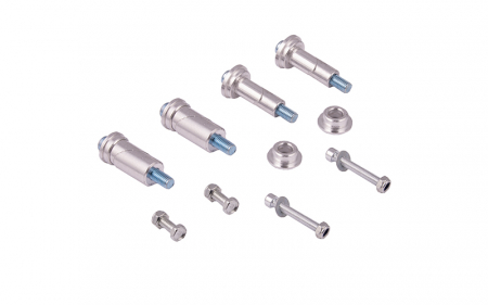 Set protectii maini, prindere ghidon, 22mm, din plastic, culoare rosu [2]