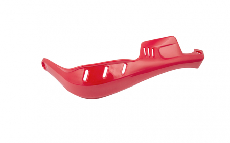 Protectii maini / Kit-uri - Set protectii maini, prindere ghidon, 22mm, din plastic, culoare rosu