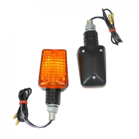Electrica & Lumini - Set semnalizari 12V 21W brat scurt prindere M10 culoare negru