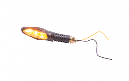 Set semnalizari moto MRT-097, LED, 3 Diode, culoare negru, E-mark [2]