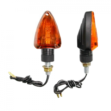 Electrica & Lumini - Set semnalizari scurte 12V 21W BAY9S M8 x 20 mm culoare negru