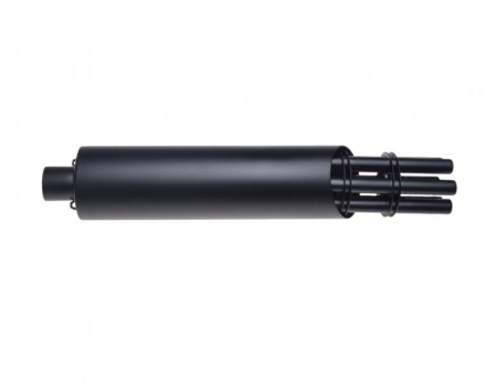 Toba de esapament, model minigun, culoare negru [1]