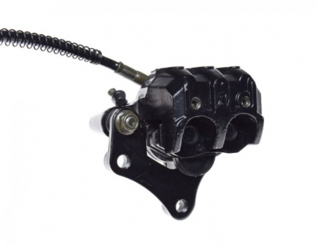 Sistem franare spate complet: Etrier, suport etirer, pompa, disc [2]