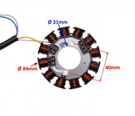 Stator aprindere 12 bobine, Yamaha DT50/TZR50 [1]