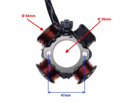 Stator aprindere 4 bobine, 3 fire [2]