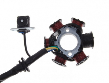 Statoare - Stator aprindere cu cititor, 6 bobine, 5 fire