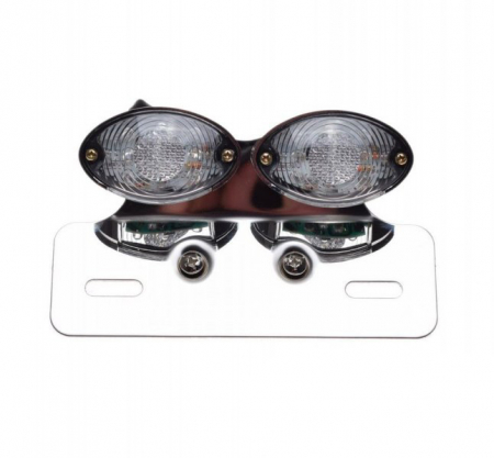 Stop spate motociclete,LED (12V 1/0,5W) suport pentru numar inmatriculare [1]