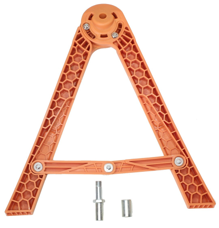 Suport cric lateral tip agrafa pentru cross-enduro, culoare portocaliu [2]