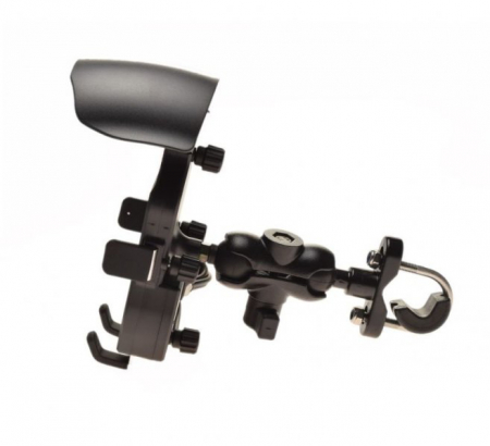 Suport cu incarcator pentru telefon prindere pe ghidon moto/atv AA99950 [1]