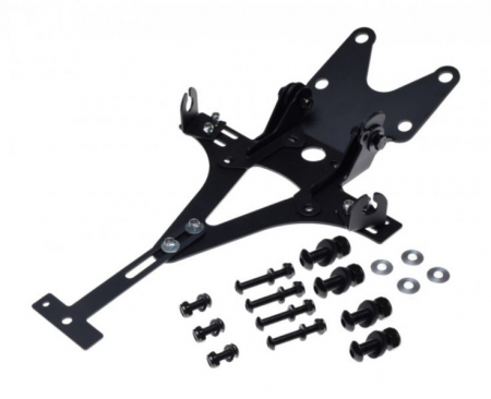 Suport numar - Suport metalic numar moto, WM, culoare negru