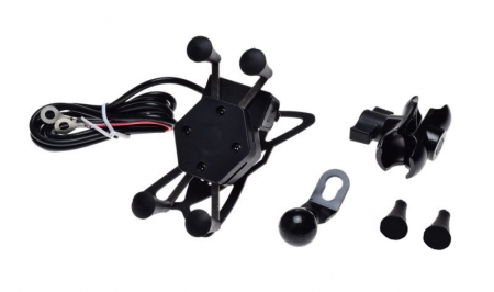 Suporti telefon & Audio - Suport telefon cu priza USB, prindere fixa