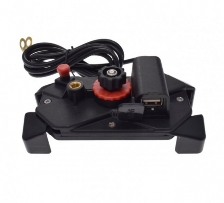Suport telefon WMX, culoare negru, prindere pe ghidon [1]