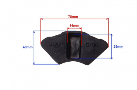 Tampon cauciuc pinion roata spate, Rog6221 Ogar900 [1]
