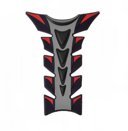 Protectie Rezervor - TankPad material moale, culoare negru/rosu