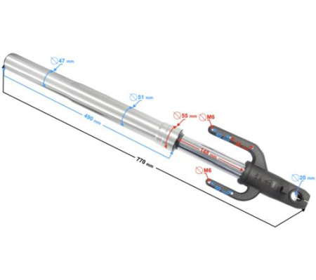 Suspensie Cadru - Telescop furca stanga VOGE 125R