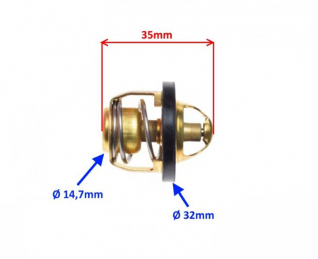 Termostat motociclete, deschide la 60 grade [1]