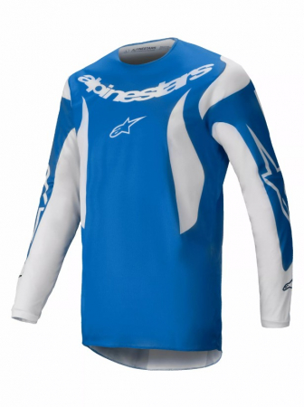 Tricouri - Tricou atv/cross Alpinestars Fluid Haul, culoare alb/albastru, marime L
