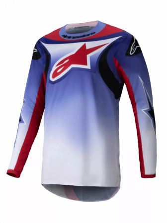 Tricouri - Tricou atv/cross Alpinestars Fluid Wurx, culoare violet/rosu, marime L