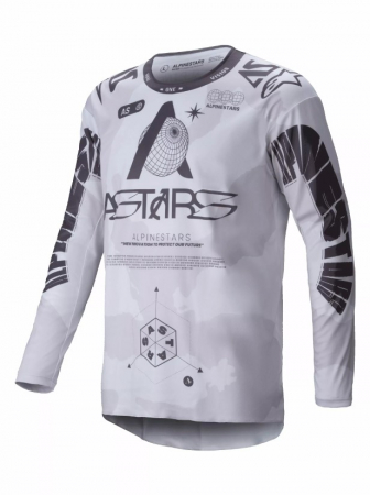 Tricouri - Tricou atv/cross Alpinestars Racer Hollow, culoare gri/maro, marime S