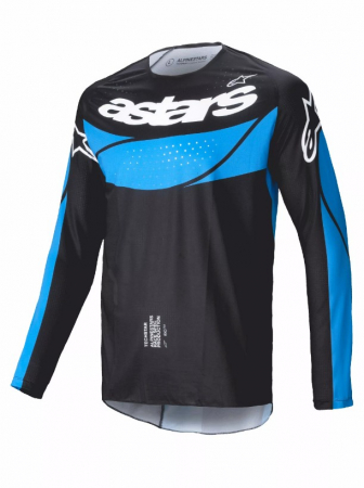 Tricouri - Tricou atv/cross Alpinestars Techstar Dreem, culoare negru/albastru, marime 2XL