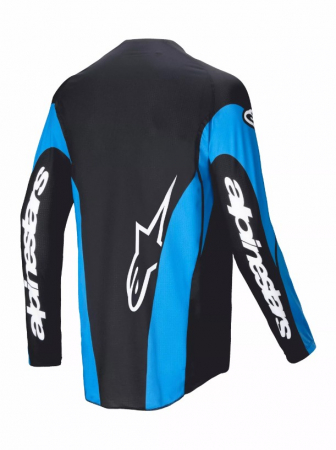 Tricou atv/cross Alpinestars Techstar Dreem, culoare negru/albastru, marime 2XL [1]