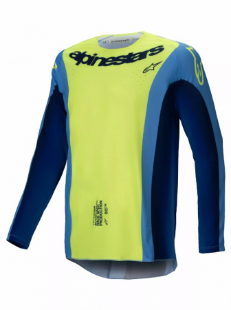 Tricouri - Tricou atv/cross Alpinestars Techstar Melt, culoare galben/albastru/negru, marime 2XL