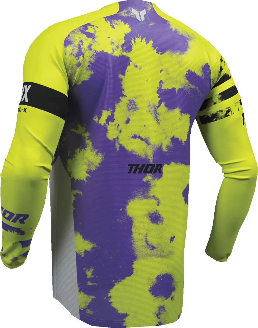Tricou atv/cross copii Thor Launchmode Bleach, culoare verde/mov, marime YM [1]
