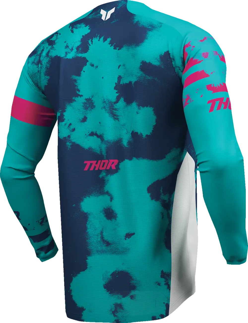 Tricou atv/cross copii Thor Launchmode Bleach, culoare turcoaz, marime YL [3]