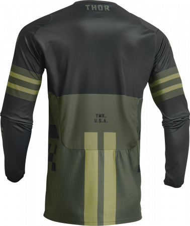 Tricou atv/cross copii Thor Pulse Combat, culoare army, marime XS [1]