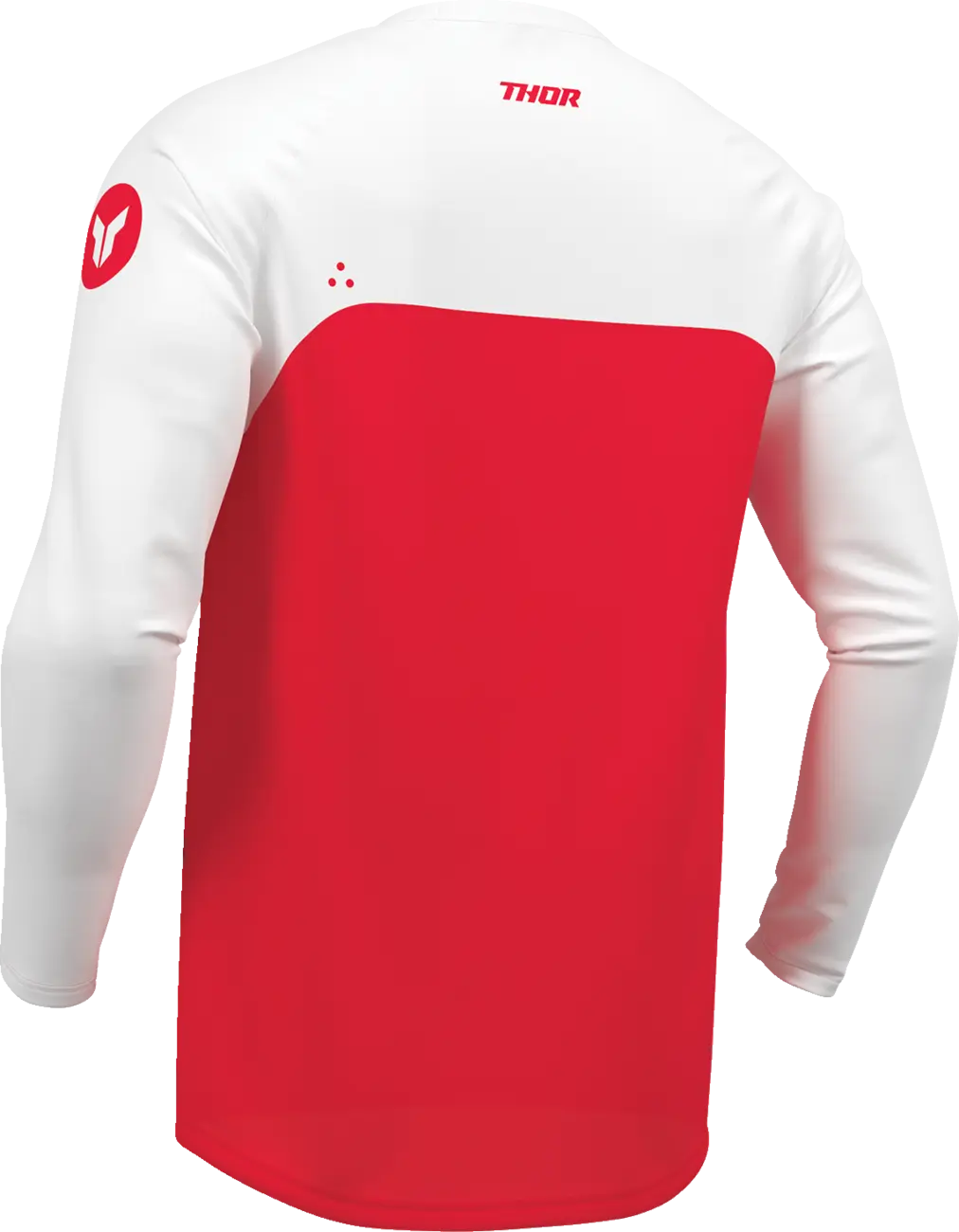 Tricou atv/cross copii Thor Ridemode Menace, culoare rosu/alb, marime YS [1]