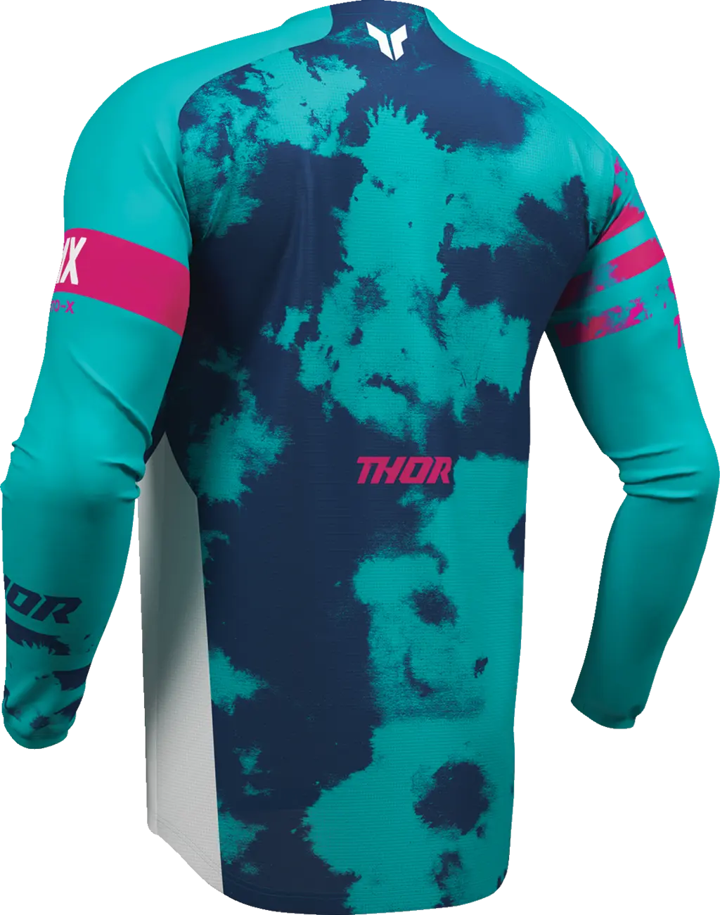 Tricou atv/cross Thor Launchmode Bleach, culoare turcoaz/bleumarin, marime 3XL [1]
