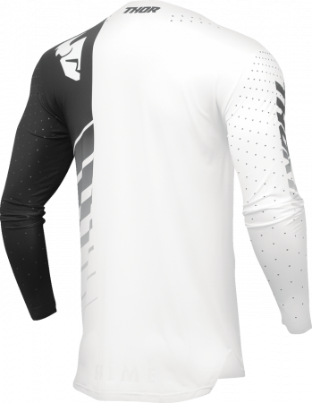Tricou atv/cross Thor Prime Analog, culoare alb/negru, marime XL [1]