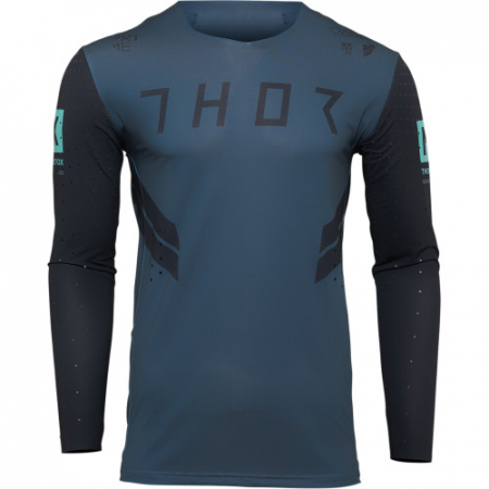 Tricouri - Tricou atv/cross Thor Prime Hero, culoare negru/bleumarin, marime M