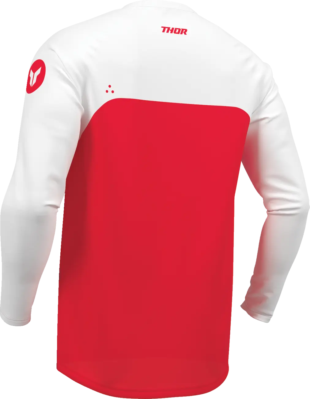Tricou atv/cross Thor Ridemode Menace, culoare rosu/alb, marime 3XL [1]