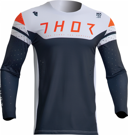 Tricouri - Tricou motocross/enduro Thor Prime Rival, culoare bleumarin/alb, marime M