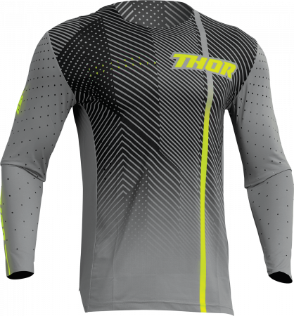 Tricouri - Tricou motocross/enduro Thor Prime Tech, culoare gri/negru, marime L