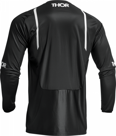 Tricou motocross/enduro Thor Pulse Mono, culoare negru/alb, marime 2XL [1]