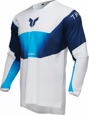 Tricouri - Tricou Thor LaunchMode Storm, culoare alb/albastru, marime 2XL
