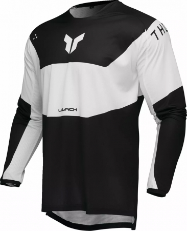 Tricouri - Tricou Thor LaunchMode Storm, culoare alb/negru, marime S