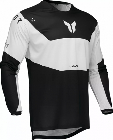 Tricou Thor LaunchMode Storm, culoare alb/negru, marime S [1]