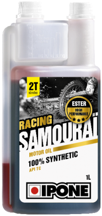 Ulei 2T - Ulei moto 2T Ipone Samourai Racing 100% Sintetic  ESTER - API TC, 1L
