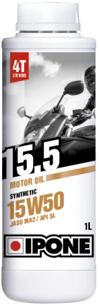 Ulei 4T - Ulei moto 4T Ipone 15.5 (15W50) Sintetic - JASO MA2 - API SL, 1L