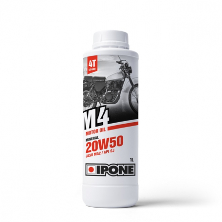Ulei 4T - Ulei moto 4T Ipone M4 20W50 Mineral - JASO MA2 - API SJ, 1L