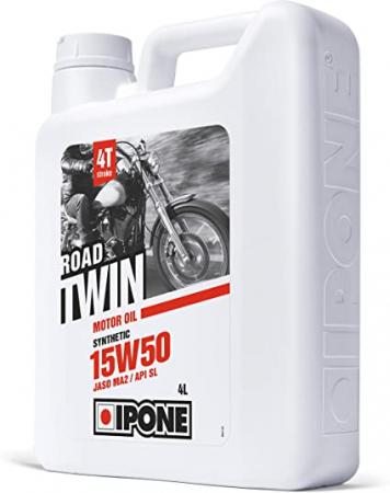 Ulei 4T - Ulei moto 4T Ipone Road Twin 15W50 Sintetic - JASO MA2 - API SL, 4L