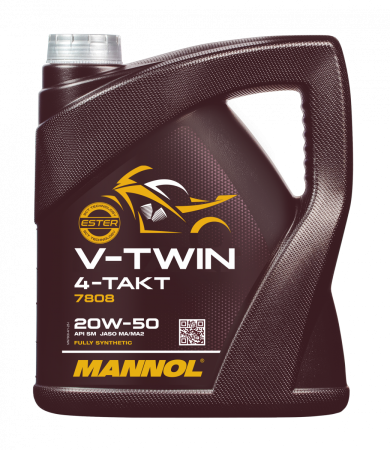 Ulei 4T - Ulei motociclete, 20w50 Mannol V-Twin, 4L