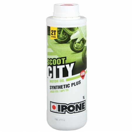 Ulei 2T - Ulei scuter 2T Ipone Scoot City Sintetic Plus Fraise - JASO FD - API TC, 1L