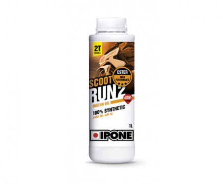 Ulei 2T - Ulei scuter 2T Ipone Scoot Run 2 100% Sintetic ESTER - JASO FD - API TC, 1L